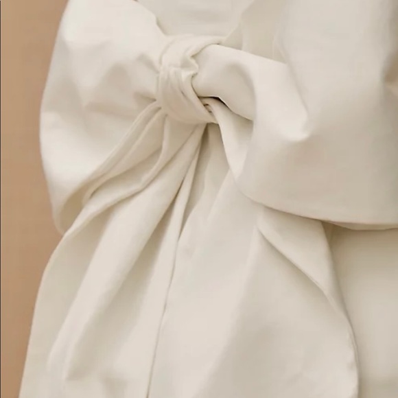 🆕 NWT Torrid ivory satin bow back mermaid wedding dress size 12 - Picture 5 of 5